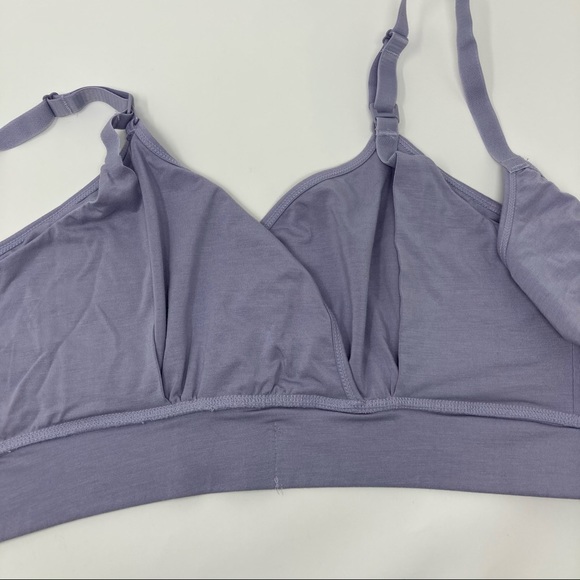 Storq Full Cup Bra Nursing Wireless Lilac - Picture 10 of 13